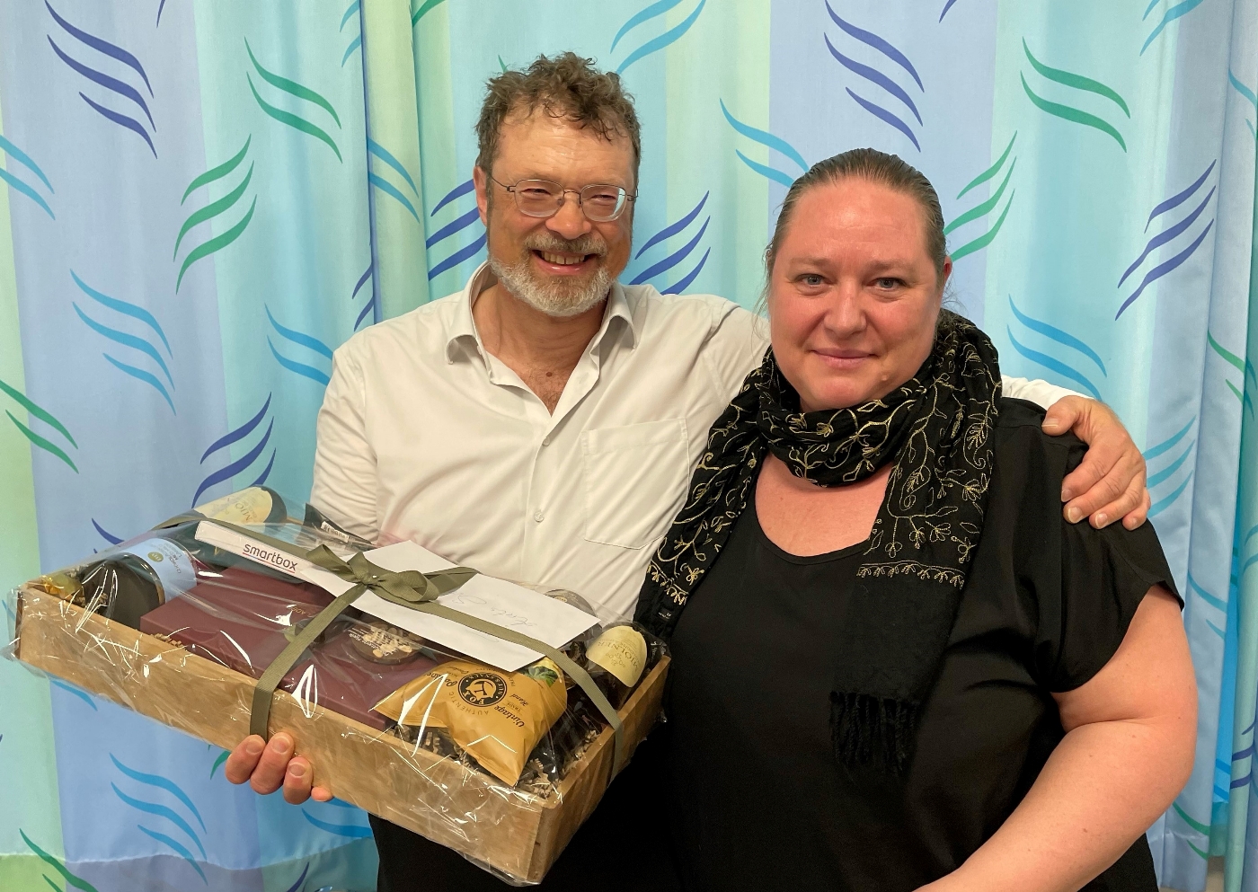 Jan Kold med SVBK bestyrelsesmedlem, Pernille Packert Martensen SVBKer2022